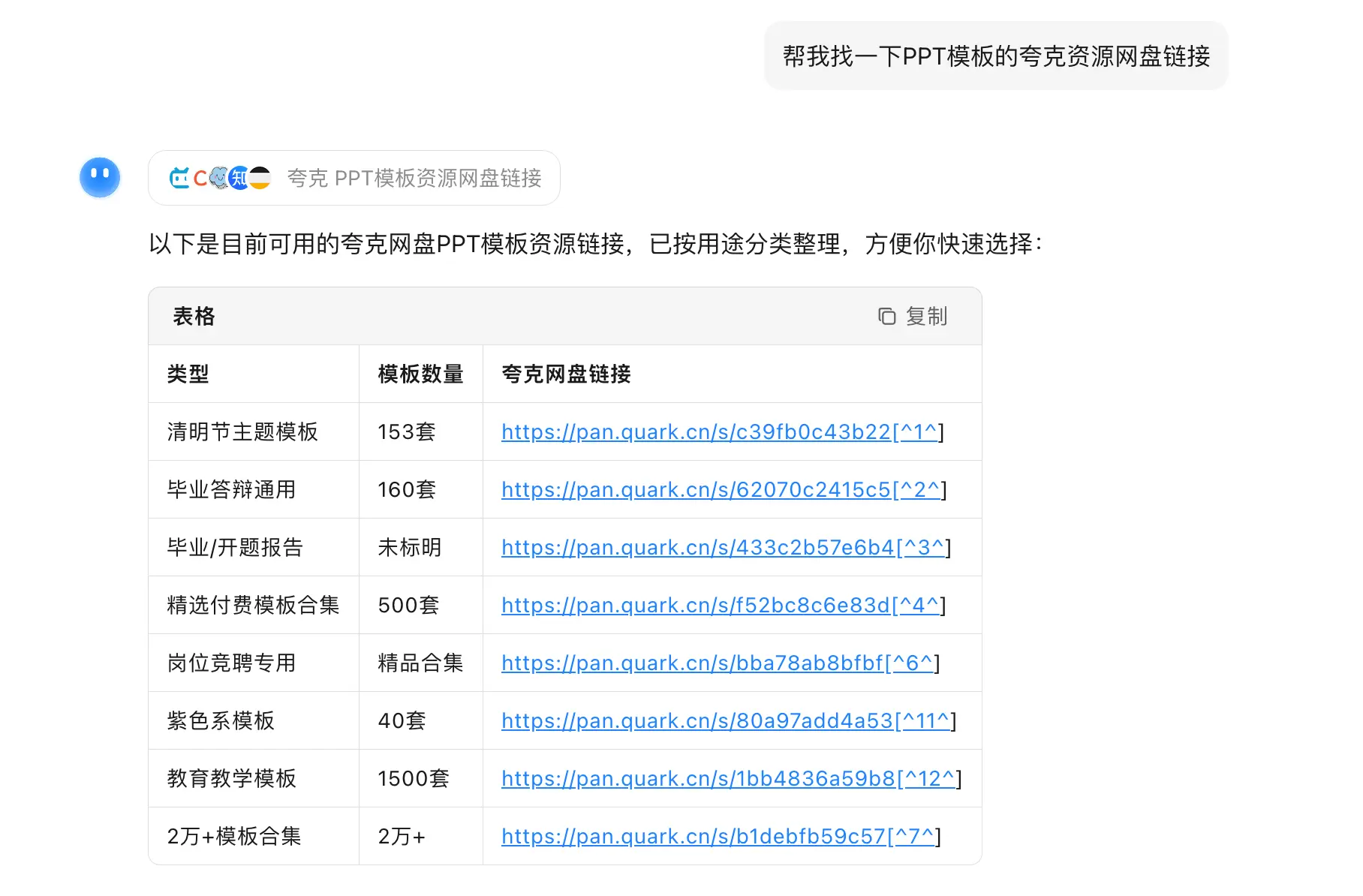 AI联网查询网盘资源