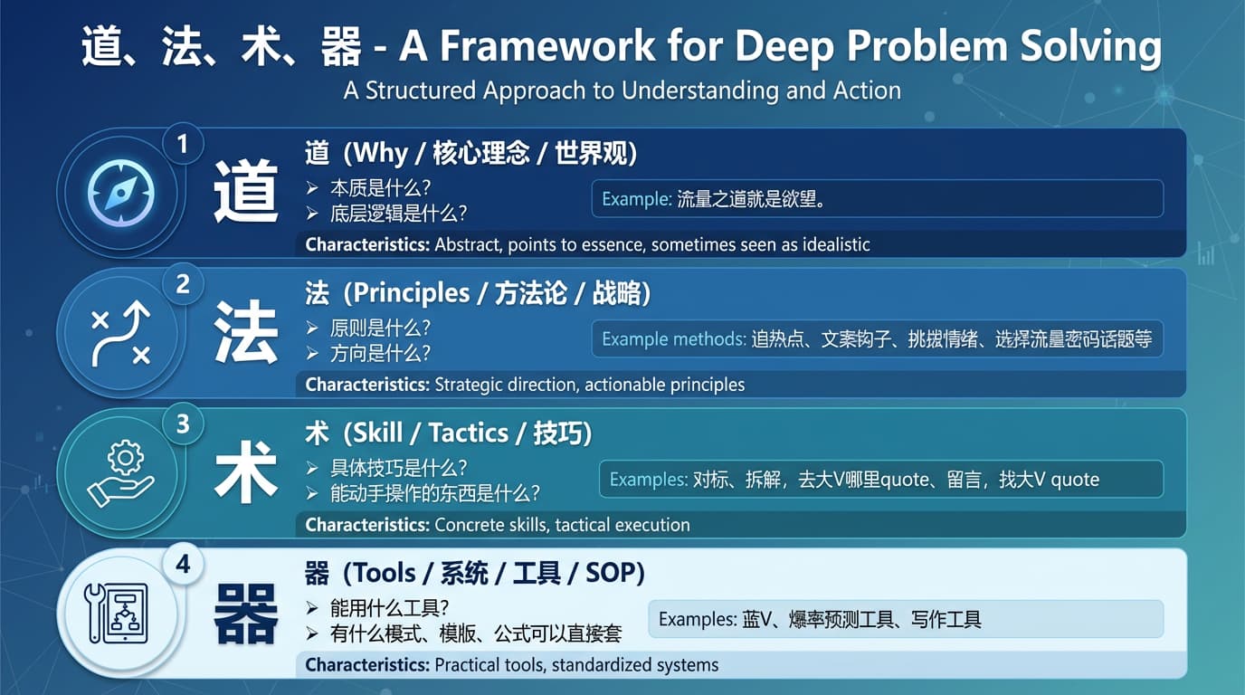Nano Banana Pro 生成的道法术器知识卡片