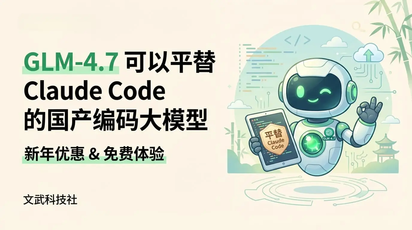 GLM-4.7 可以平替 Claude Code 的国产编码大模型