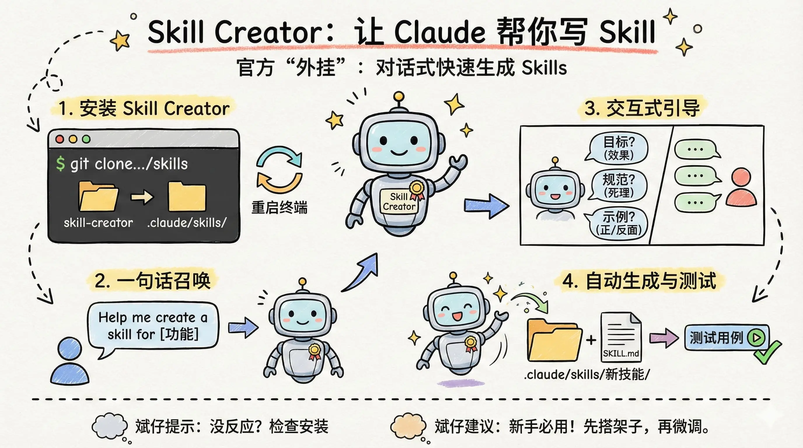 Skill Creator:让 Claude 帮你写 Skill